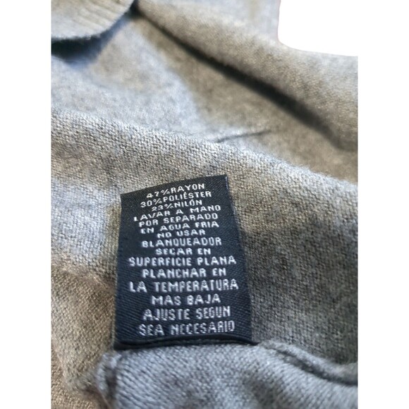 Cyrus Pull Over Hooded Grey Sweater Size Sm.  So Soft! - Picture 10 of 10